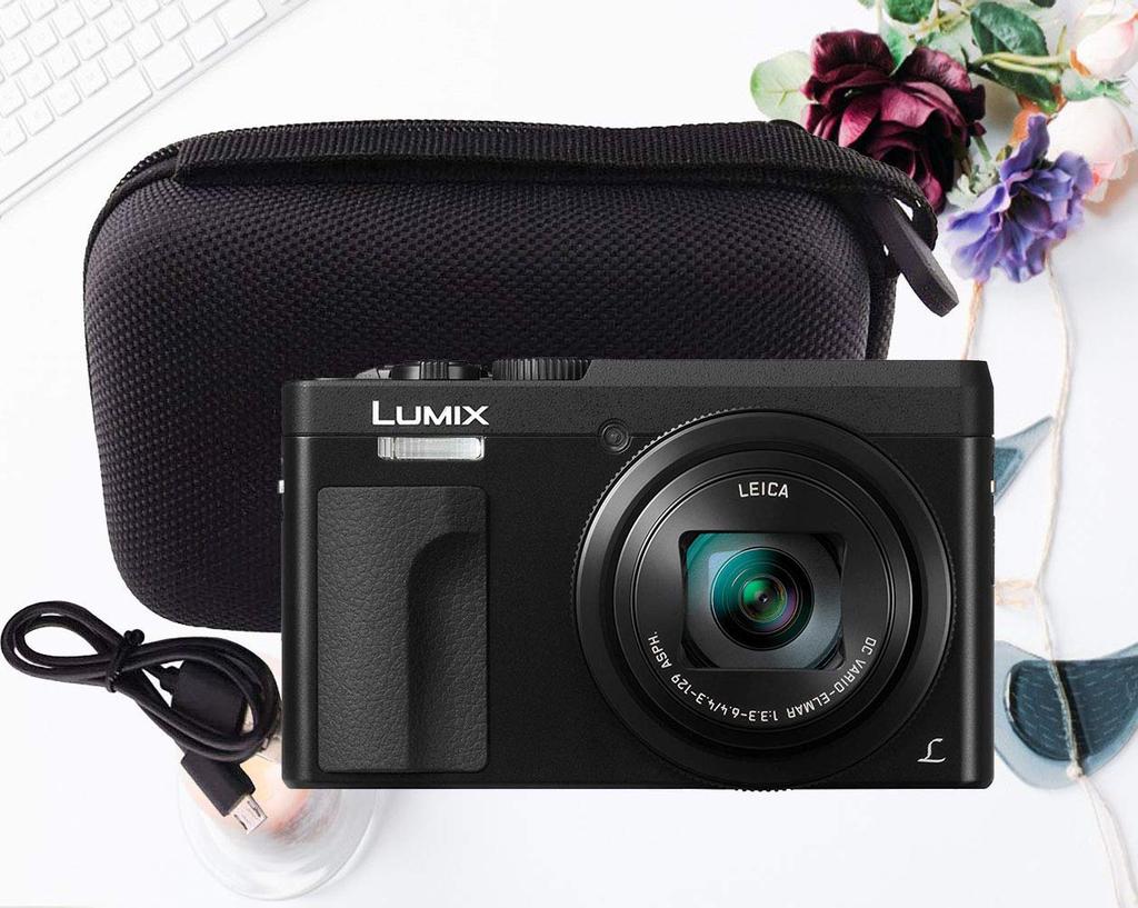 Футляр для хранения цифровой камеры Panasonic LUMIX TZ90 X DC-TZ99/DMC-TZ85, TZ95, (черный)