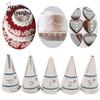 5Pcs Stainless Steel Icing Piping Nozzles Cake Decoration Tools DIY Cream Tips Pastry Baking Tools