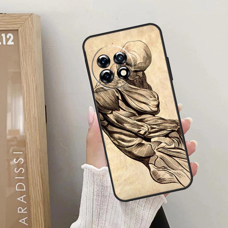 Чехол с анатомией человека для OnePlus Nord CE 5 2 3 4 Lite N20 N30 OnePlus 15 13 12 10 R 13T 10T 11 9 10 Pro