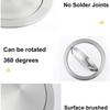 Built-in Countertop Trash Bin Waste Lid Recessed Trash Can Lid Flap Lid Cover  Garbage Can