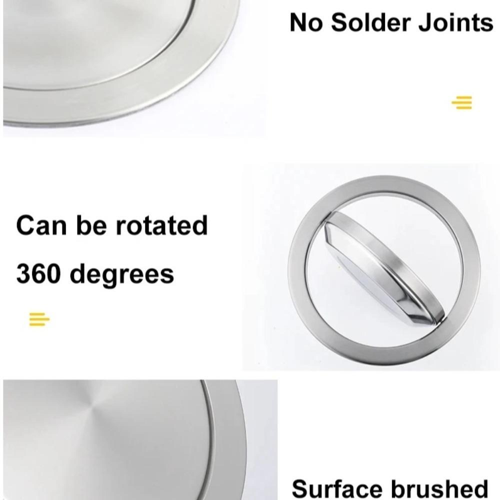 Built-in Countertop Trash Bin Waste Lid Recessed Trash Can Lid Flap Lid Cover Garbage Can