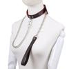 Adjustable Bandage Collar and Leash Sex Slave Necklace Pu Leather Bdsm Choker for Women Sexo Restraints Collar Adult Toy