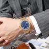Date Display Quartz Wristwatch Waterproof Men  Watch Fashion Iced Out Watch  Jewelry Watch