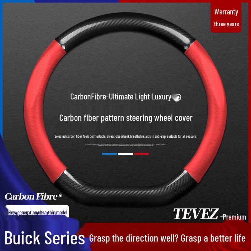 Cartoon Steering Wheel Cover for Buick Regal, Excelle, LaCrosse, Verano, Encore, Envision