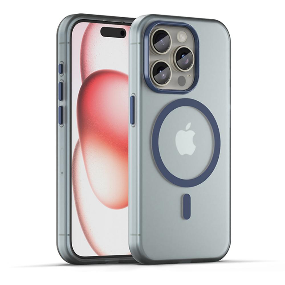 Роскошный магнитный беспроводной зарядный чехол Magsafe для iPhone 16 15 13 12 11 Pro Max противоударный матовый бампер TPU 14 Plus чехол