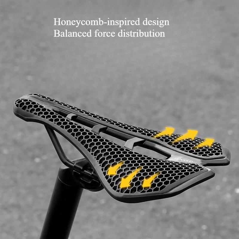 3D Велосипедное Седло Дышащее Удобное MTB Седло с Амортизацией Сотовая Структура