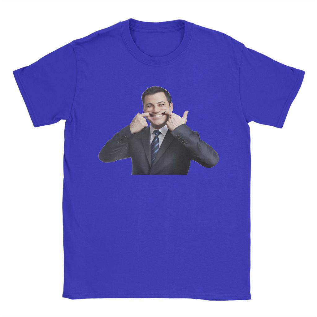 Jimmy Kimmel Poster TShirt Adult Y2K Funny T Shirts Summer Crewneck Hipster Tees Cheap Big Size Clothing