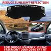 Для Dodge Journey JC Fiat Freemont 2009-2016 SRT RT Dashmats Аксессуары для стайлинга автомобилей Накладка на приборную панель Ковер солнцезащитный козырек