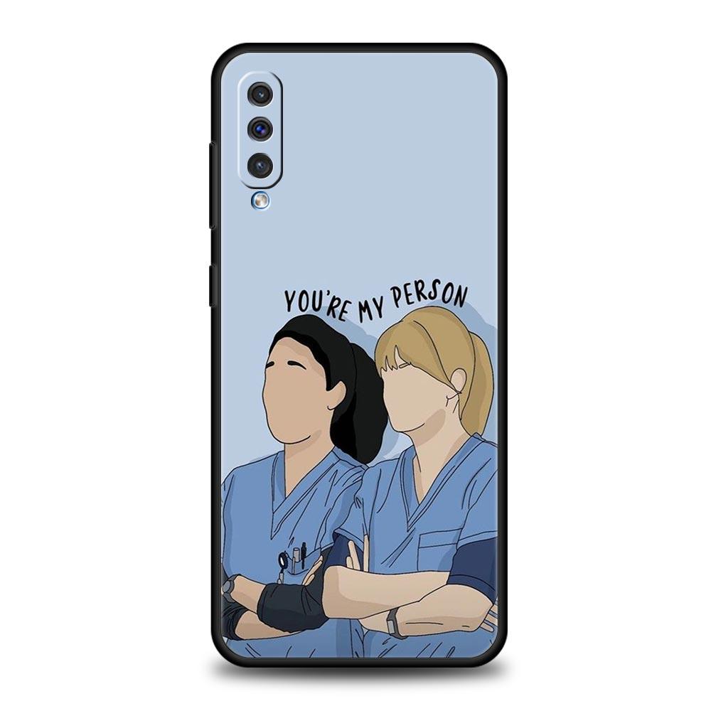 Чехол для телефона Grey's Anatomy для Samsung Galaxy A56 A36 A26 A16 A34 A24 A42 A22 A20 A12 A40 A30 A10 5G Мягкий TPU Чехол-оболочка Fundas