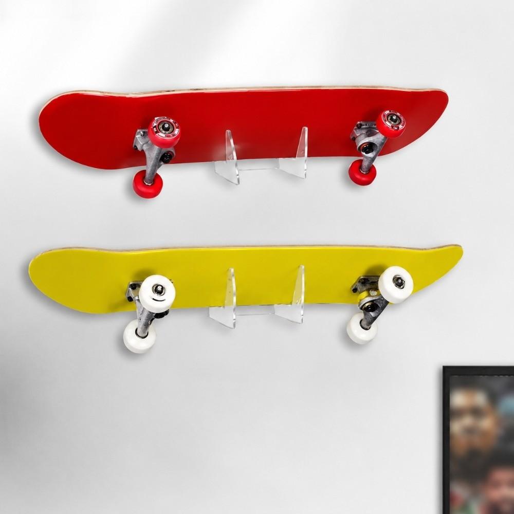 Wall Mounting Skateboard Wall Mount Skateboard Display Rack For Skateboard Display and Storage