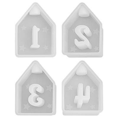 Силиконовые формы DIY 3D Xmas силиконовая форма для литья эпоксидной смолы (Номер1234) /