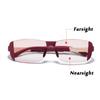 Progressive Bifocal Reading Glasses Women Men Vintage Retro Blue Light Blocking Presbyopia Unisex Trendy Near Far Eyewear