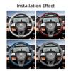 zkfan8 Suitable for Xpeng Carbon Fiber Texture Steering Wheel Cover with Segmented Quick-Release Design, Durable, for Models Such as G6 G9 P7 P7+