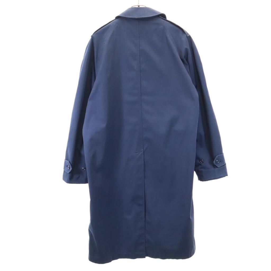 ВИНТАЖНОЕ ПАЛЬТО US ARMY 70-х DLA Всепогодное пальто с воротником из нержавеющей стали 36R Темно-синий Мужское Б/У