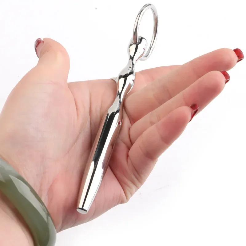 Стержень для конского глаза из цинкового сплава, металлическая игла для уретры, пробка для расширения уретры, раб, фетиш, пара, мужчина, гей, мастурбация, секс-игрушки для взрослых