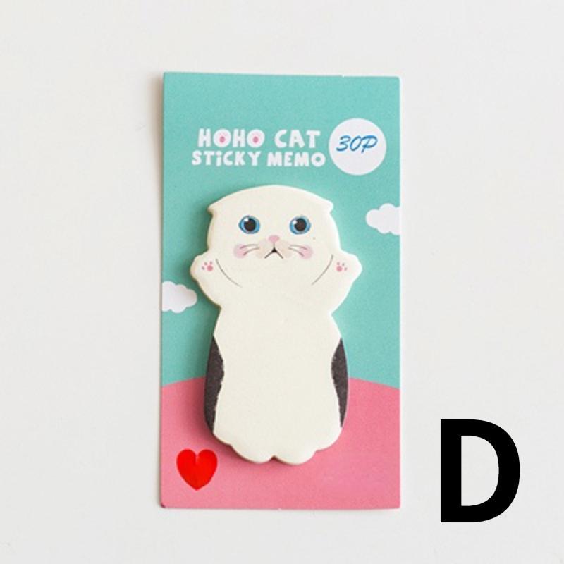 1 Pcs Cute Cat Series Sticky Note Student Message Sticker N Times Memo Pad Scrapbooking School Label Stationery
