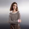 Женский полосатый вязаный свитер SanCai