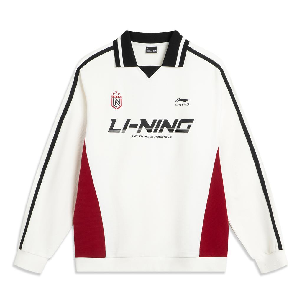 Li Ning Sports Lifestyle Series Loose Fit Couple Sweatshirt Unisex Sweatshirt AWDVC89-1