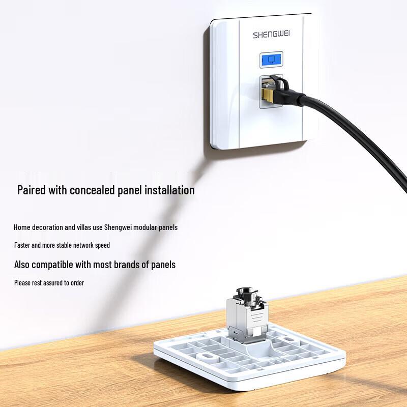 Shengwei WNDF6001 Cat6 RJ45 Экранированный Сетевой Модуль