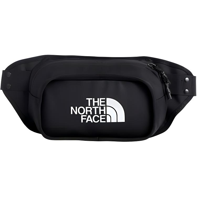 The North Face 4л Портативная Легкая Сумка на Грудь Поясная Сумка Уличная Сумка Унисекс Сумки Черная NF0A3KZXKY4-OS