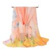 Chiffon Scarf for Women In Summer Ethnic Style New Style Gauze Scarf Korean Version for Women Versatile Sun Protection Shawl