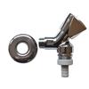 Stopcock - BONI-SHOP® - 1/2 Inch - Polished Chrome-Plated Brass - Integrated Aerator - Check Valve