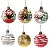 6шт прочные блестящие привлекательные рождественские шары кулон праздничный подарок шары украшения товары для вечеринок