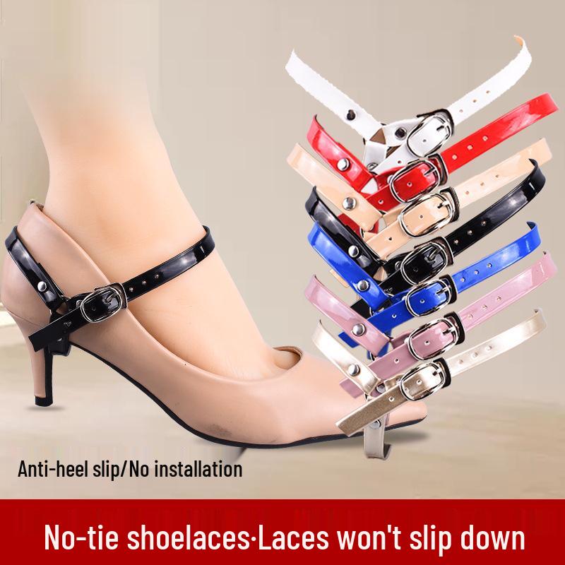 Anti-Slip High Heel Shoelace Buckles for Secure Fit
