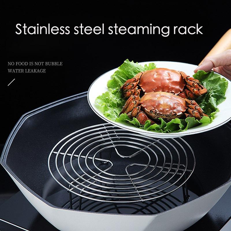 304 нержавеющая сталь подставка для пароварки пельмени яйца еда паровой противень круглая посуда рисоварки аэрофритюрница подставка кухонные принадлежности