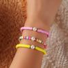 Simple Bohemia Handmade Weave Pearl Beads Bracelet For Women Holiday Jewelry Accessories Colorful Rope Gifts