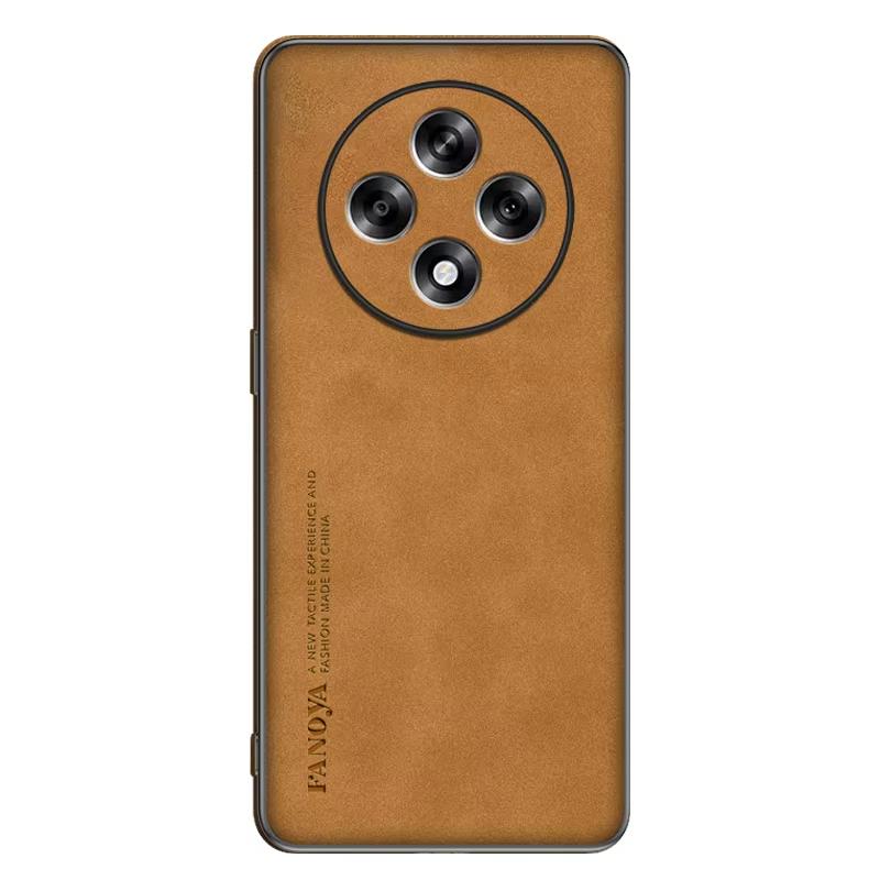 Reno12f S Роскошный чехол из овчины для Oppo Reno 12 Fs Reno12 F 5g 12f 12fs 4g Мужской деловой ретро-чехол для задней крышки Reno12fs Shell