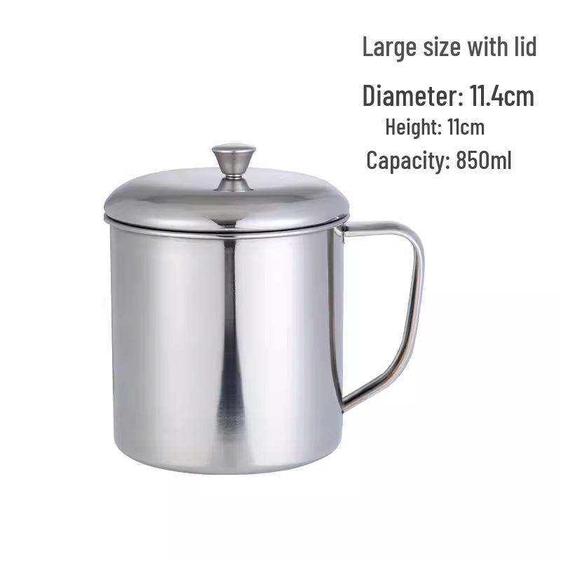 304 Stainless Steel Anti-Scald Double-Layer Water Cup for Kids and Students with Engraving