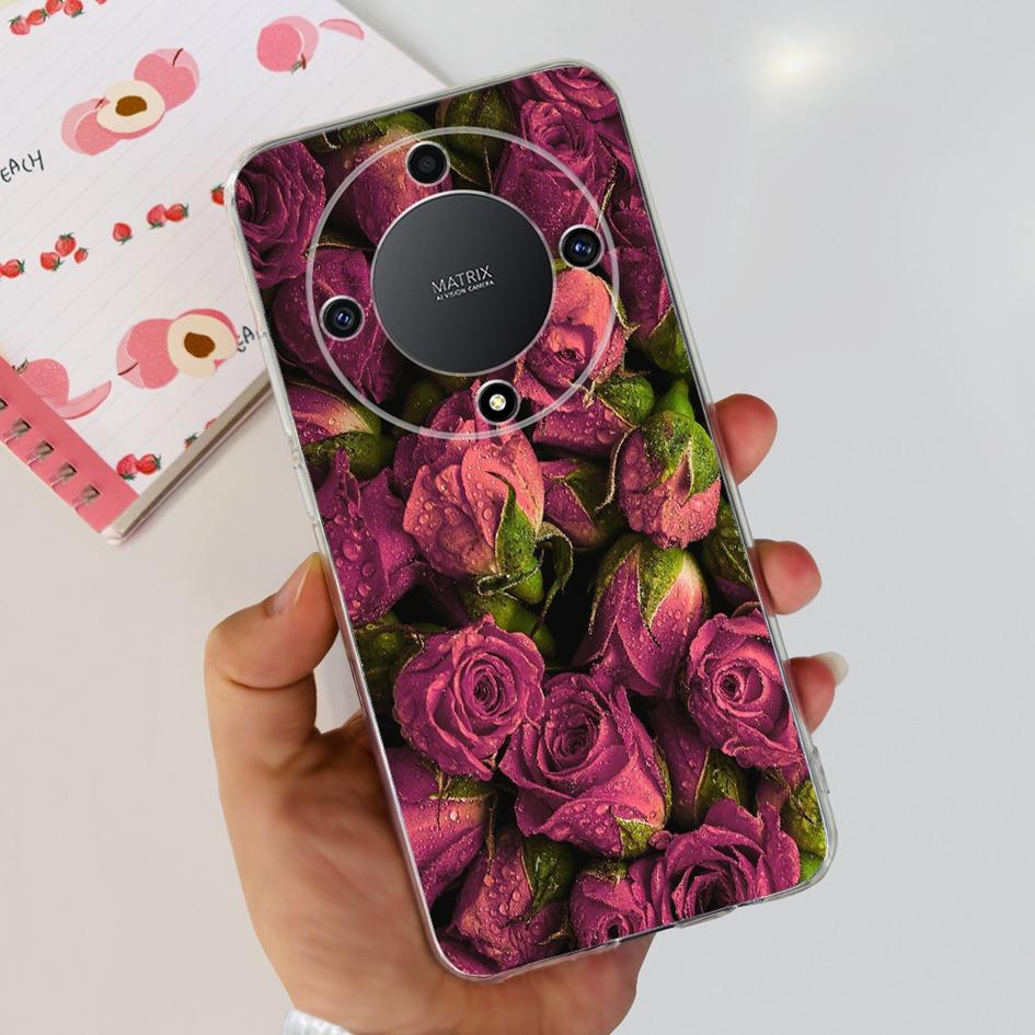 Чехол для Huawei Honor Magic 5 Lite Чехол Magic5 Lite Ударопрочный Прозрачный Силиконовый Мягкий Чехол для Телефона Для Honor Magic 5 Lite Задняя Крышка