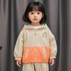0-3 Year Old Children's Clothing, Spring and Autumn Styles, Boys' Outerwear, Casual, Comfortable, Versatile, Long Sleeved Hooded Jacket
