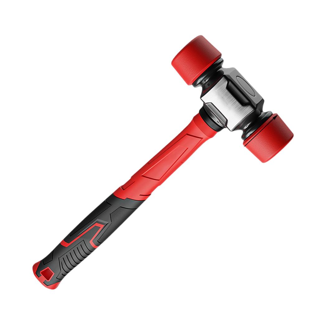 Резиновые киянки молоток амортизирующая фибровая рукоятка инструмент для укладки пола для колышков палатки для кемпинга и деревообработки