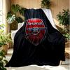 football team F.C Pattern Blanket for Home Decoration, Bed, Sofa, Car Travel, Camping, Suitable for All Seasons, Birthday Christmas Gift