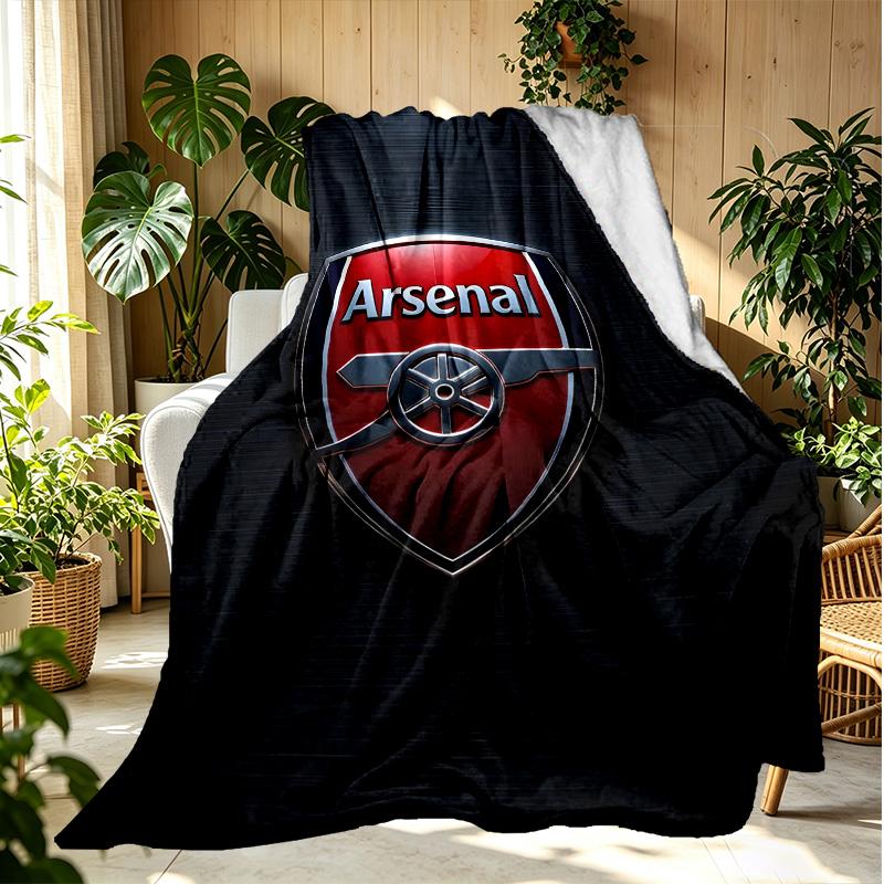 football team F.C Pattern Blanket for Home Decoration, Bed, Sofa, Car Travel, Camping, Suitable for All Seasons, Birthday Christmas Gift