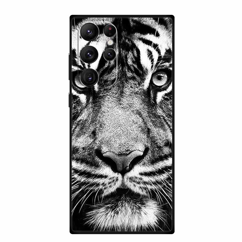 For Samsung S23 Ultra Phone Case Cover S23Ultra Black Silicone Soft Back Case For Samsung Galaxy S22 S23 Ultra Case S 23 Ultra