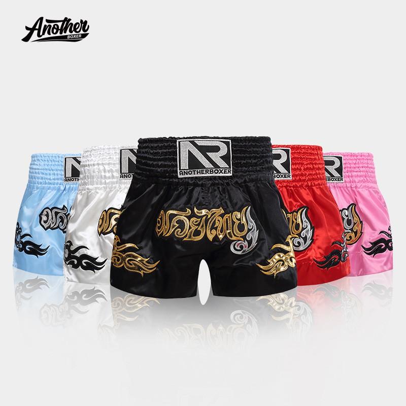 MMA Training Shorts Muay Thai Boxing Kickboxing Sanda Camp Gym Workout Men Women Neutral Fit