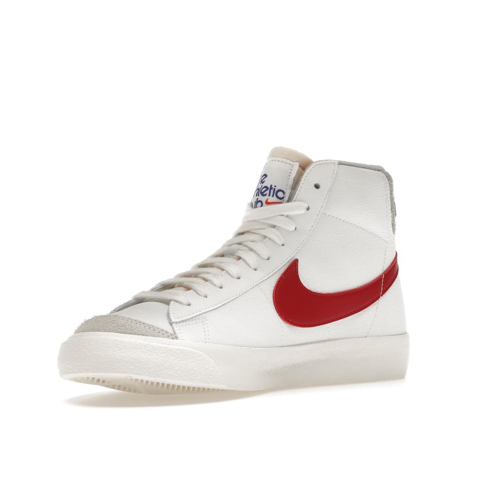 Nike Blazer Mid 77 White Phantom Gym Red Мужские кроссовки Светло-дымчато-серые DH7694-100