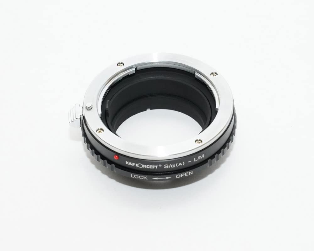 K&F CONCEPT Minolta A-Mount To Leica M-Mount Adapter (AF-LM) with Lens Cloth (KFLM)