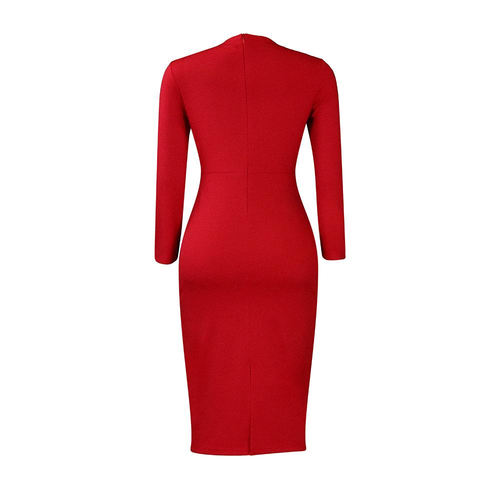 Весенний новый стиль, темперамент, облегающая юбка-карандаш, модное большое платье с запахом на бедрах в африканском стиле