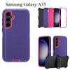 Прочный магнитный чехол для Samsung Galaxy A35 | Вращающаяся на 360° подставка + Противоскользящий ТПУ+ПК | Ударопрочная крышка для Galaxy