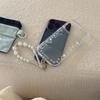 Чехол в корейском стиле с блестящей рамкой в форме сердца для iPhone 17/16 Pro Max/15/14