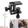 Camping Lamp Table Clip Desk Lamp Mount Multifunction Camera Holder Stand Aluminum Alloy for Table Thickness Less Than 28mm