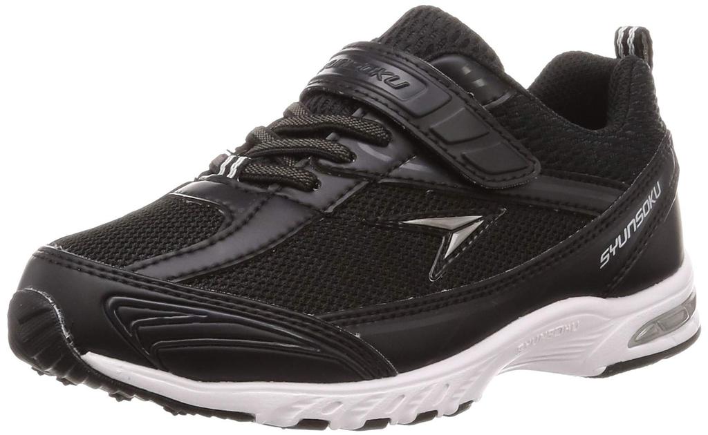 Shunsoku Sneakers for Boys and SJJ 1800 2050 Cm Kids, Girls, Waterproof, Lightweight, 17-26cm, 2E, 4910, Black_Old Color, 24.0