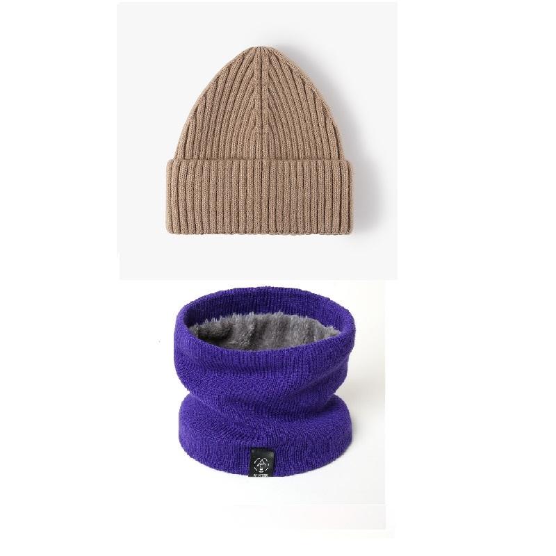 Chunky Knit Beanie Hat for Men And Women Thick Warm Soft Stretchy Wool Acrylic Winter Cap for Girls
