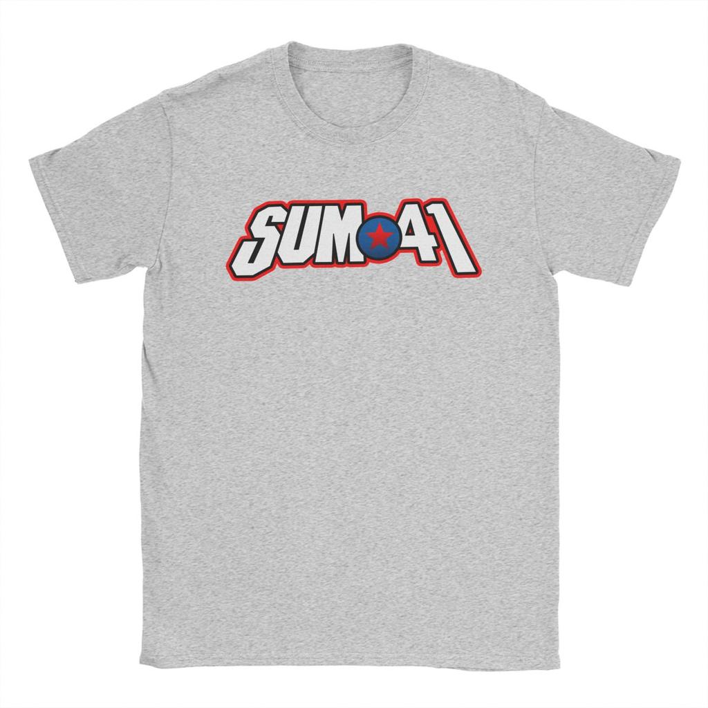 Sum 41 Band Men's T Shirts SUM41 Punk Amazing Tees Short Sleeve O Neck T-Shirt 100% Cotton Birthday Present Clothes