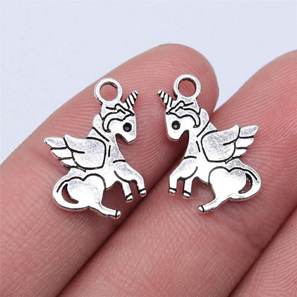 Unicorn Charms Pendant Ladies' Jewelry Bulk Vintage Decorations
