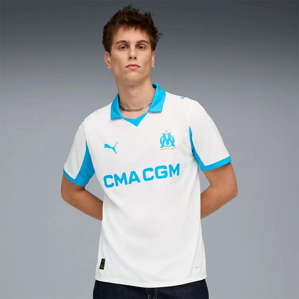 PUMA Olympique Marseille 25/26 Replica Home Soccer Training Jersey White
